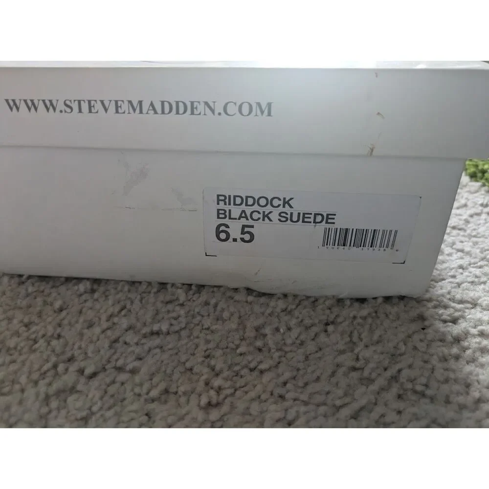 Steve Madden black leather